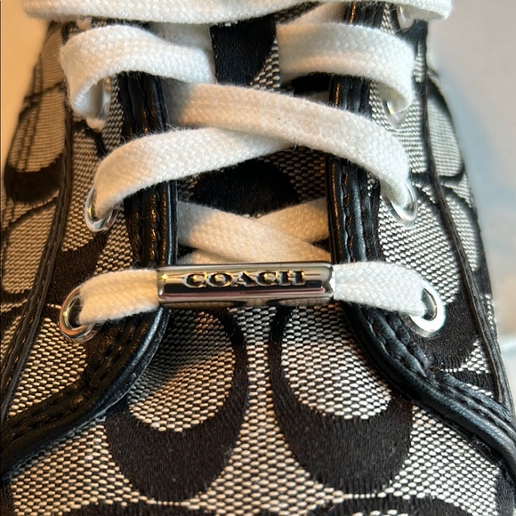 Coach Womens Sneakers Black and Gray - Picture 6 of 6